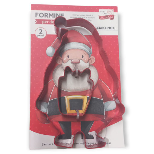 Picture of CUTTERS - SET OF 2 CUTTERS SHAPE SANTA HEAD